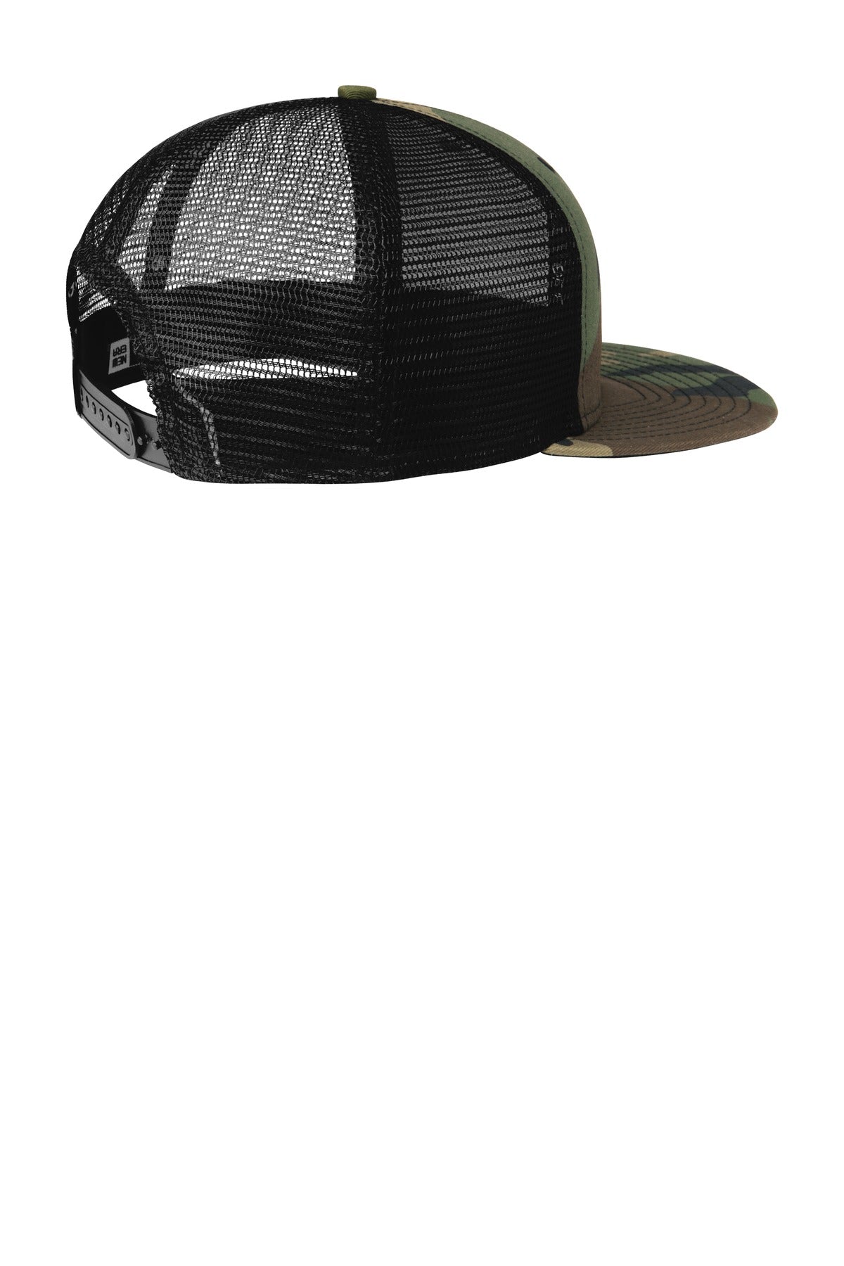 MerchShopAIDev - New Era® Original Fit Snapback Trucker Cap with Leatherette Patch