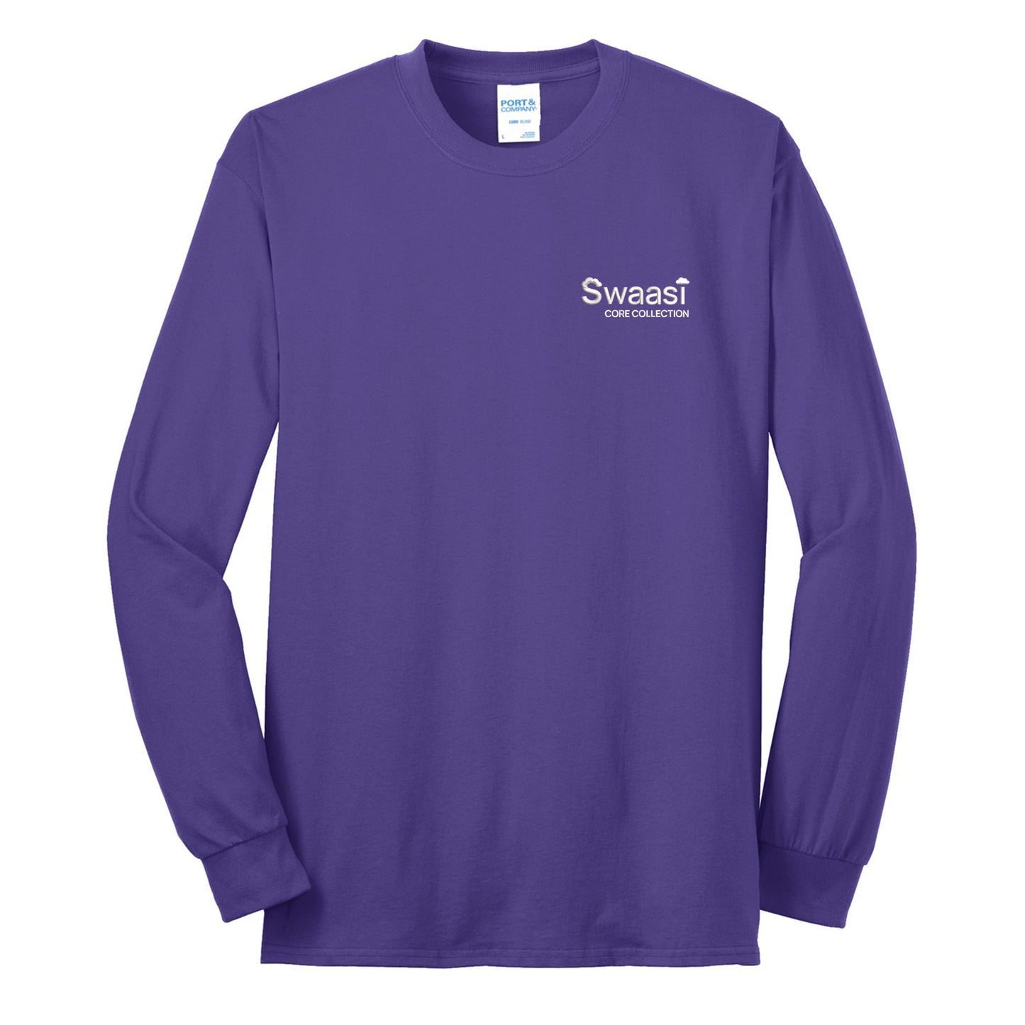 Swaasi Core - P&C® 5.5 oz 50/50 LONG-SLEEVE T-Shirt with Print Logo