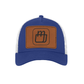 MerchShopAIDev - New Era® Snapback Trucker Cap with Leatherette Patch