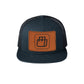 MerchShopAIDev - New Era® Original Fit Snapback Trucker Cap with Leatherette Patch