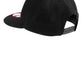 MerchShopAIDev - New Era® Flat Bill Snapback Cap with Leatherette Patch