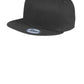 MerchShopAIDev - New Era® Flat Bill Snapback Cap with Leatherette Patch