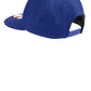 MerchShopAIDev - New Era® Flat Bill Snapback Cap with Leatherette Patch