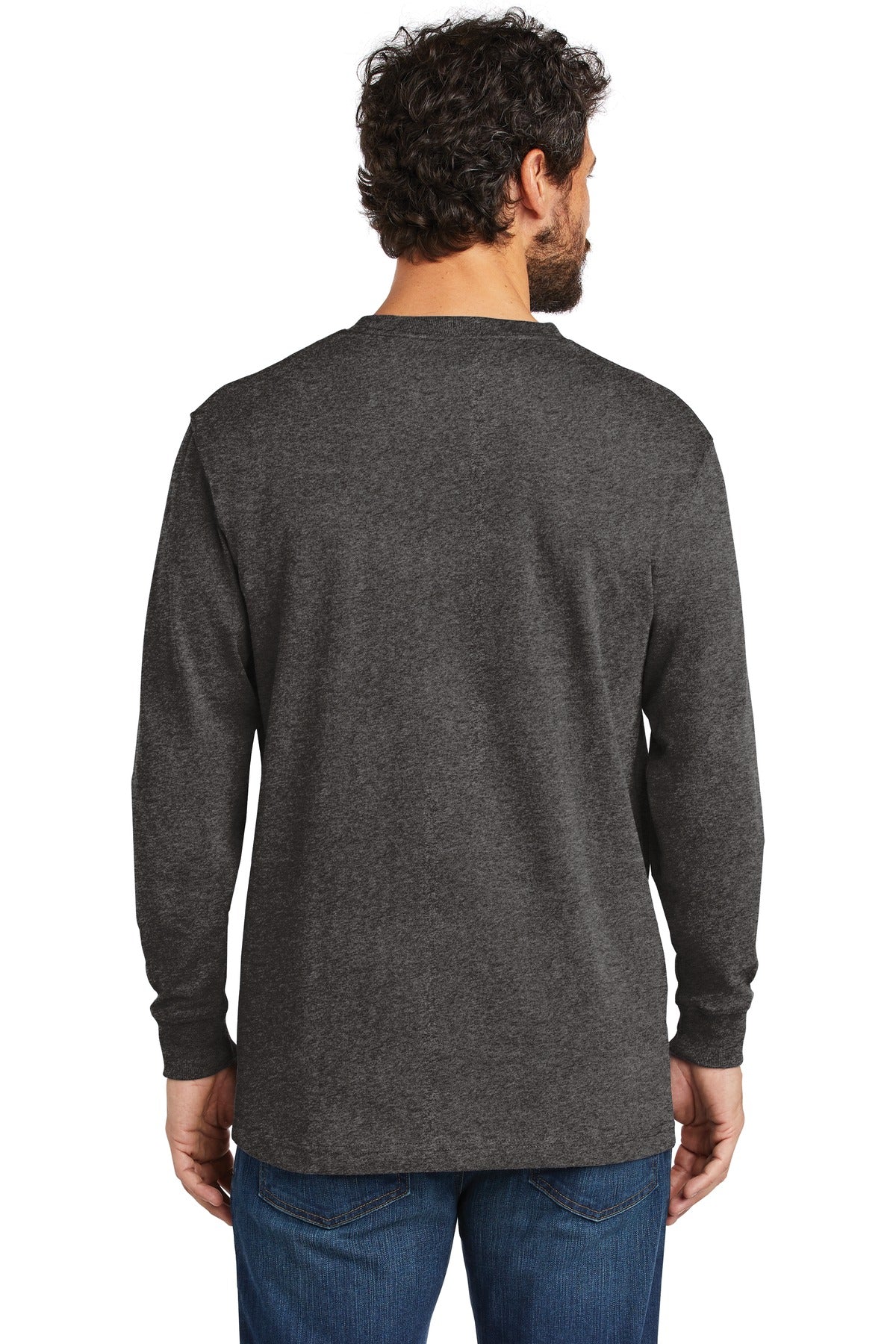 Swaasi Core - Carhartt® POCKET LONG-SLEEVE Workwear T-Shirt with EMB Logo