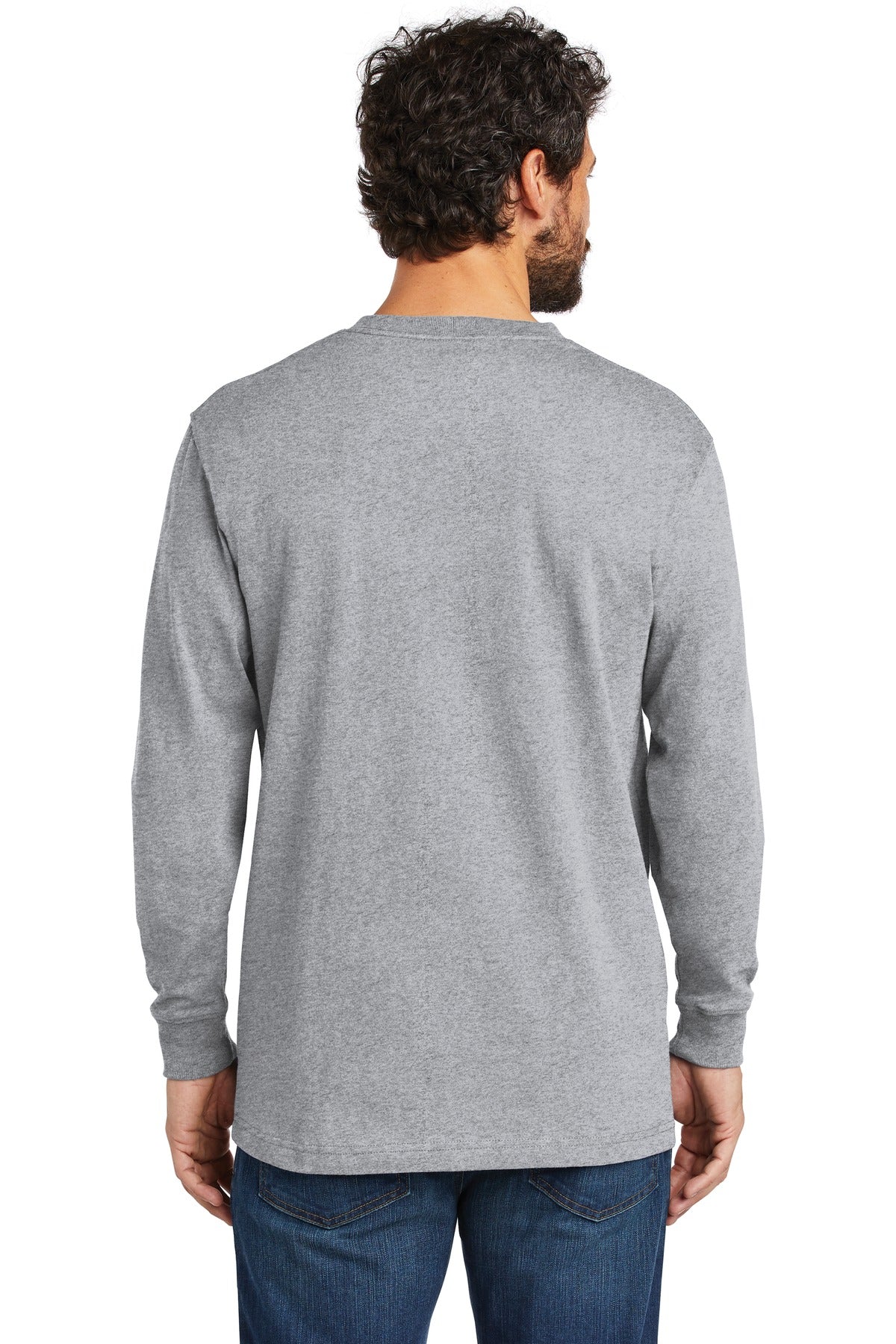 Swaasi Core - Carhartt® POCKET LONG-SLEEVE Workwear T-Shirt with EMB Logo