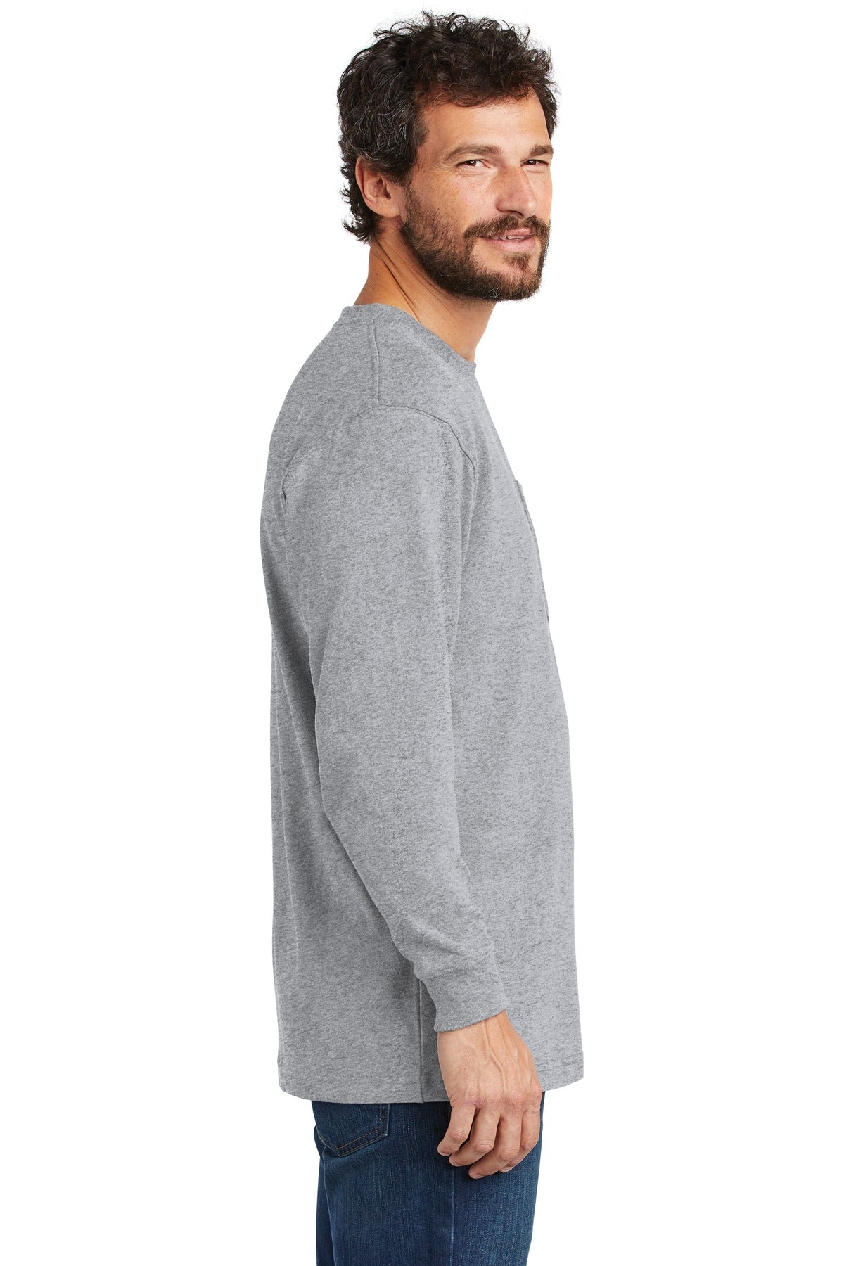 Swaasi Core - Carhartt® POCKET LONG-SLEEVE Workwear T-Shirt with EMB Logo