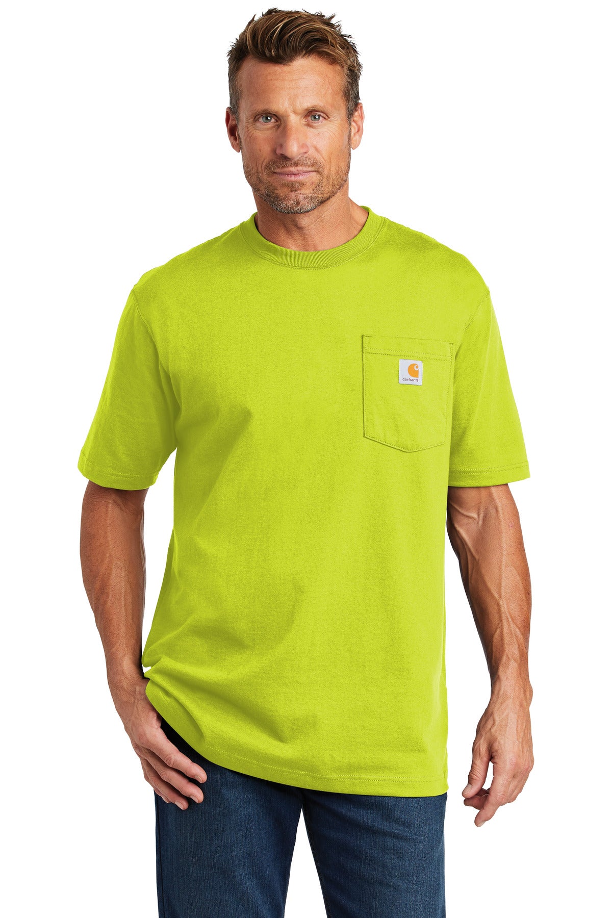 Swaasi Core - Carhartt® POCKET Workwear Short Sleeve T-Shirt with EMB Logo