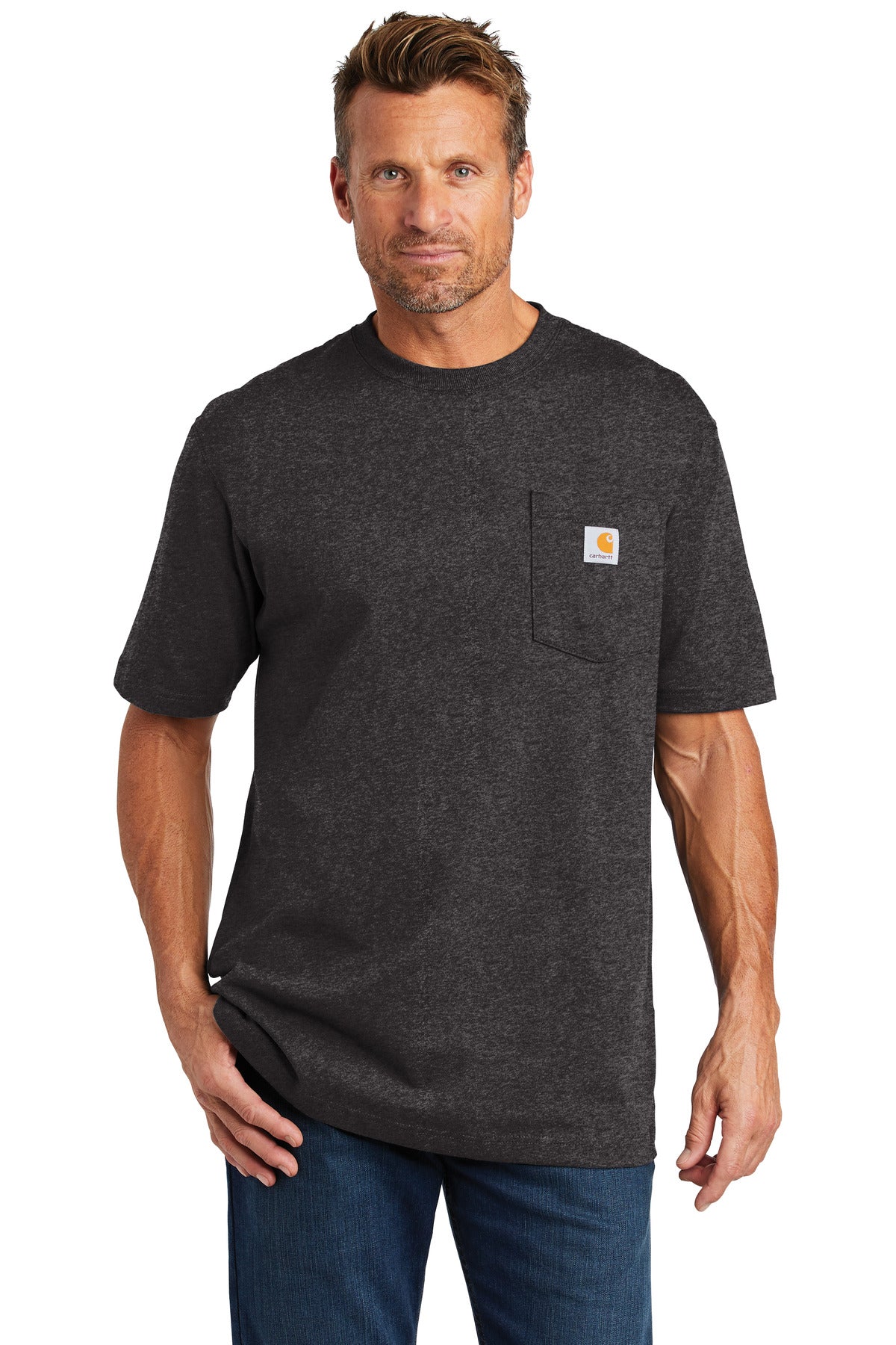 Swaasi Core - Carhartt® POCKET Workwear Short Sleeve T-Shirt with EMB Logo