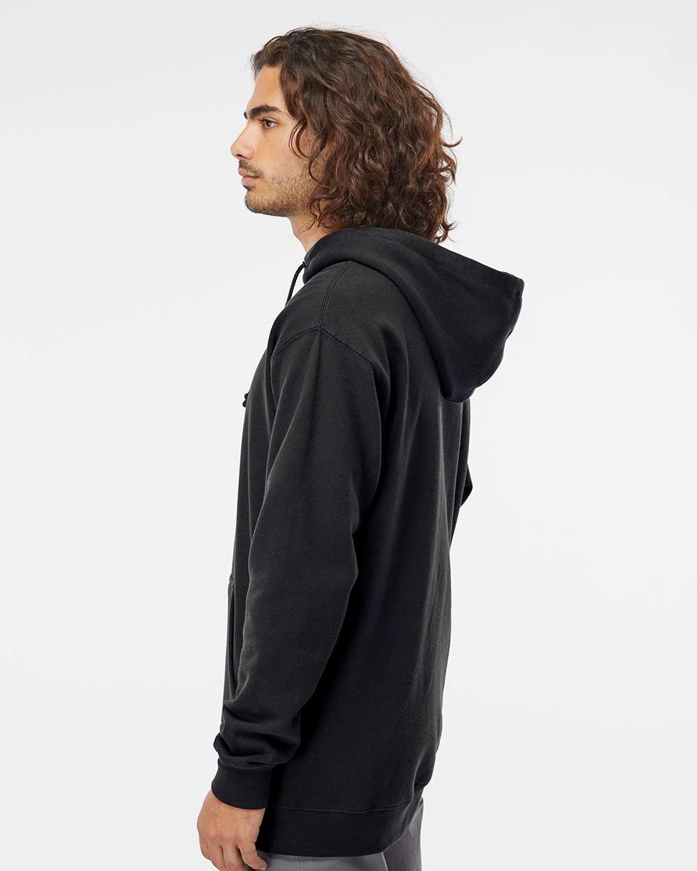 META Stories Left Chest Logo on Independent Trading Co. - Heavyweight Hooded Sweatshirt