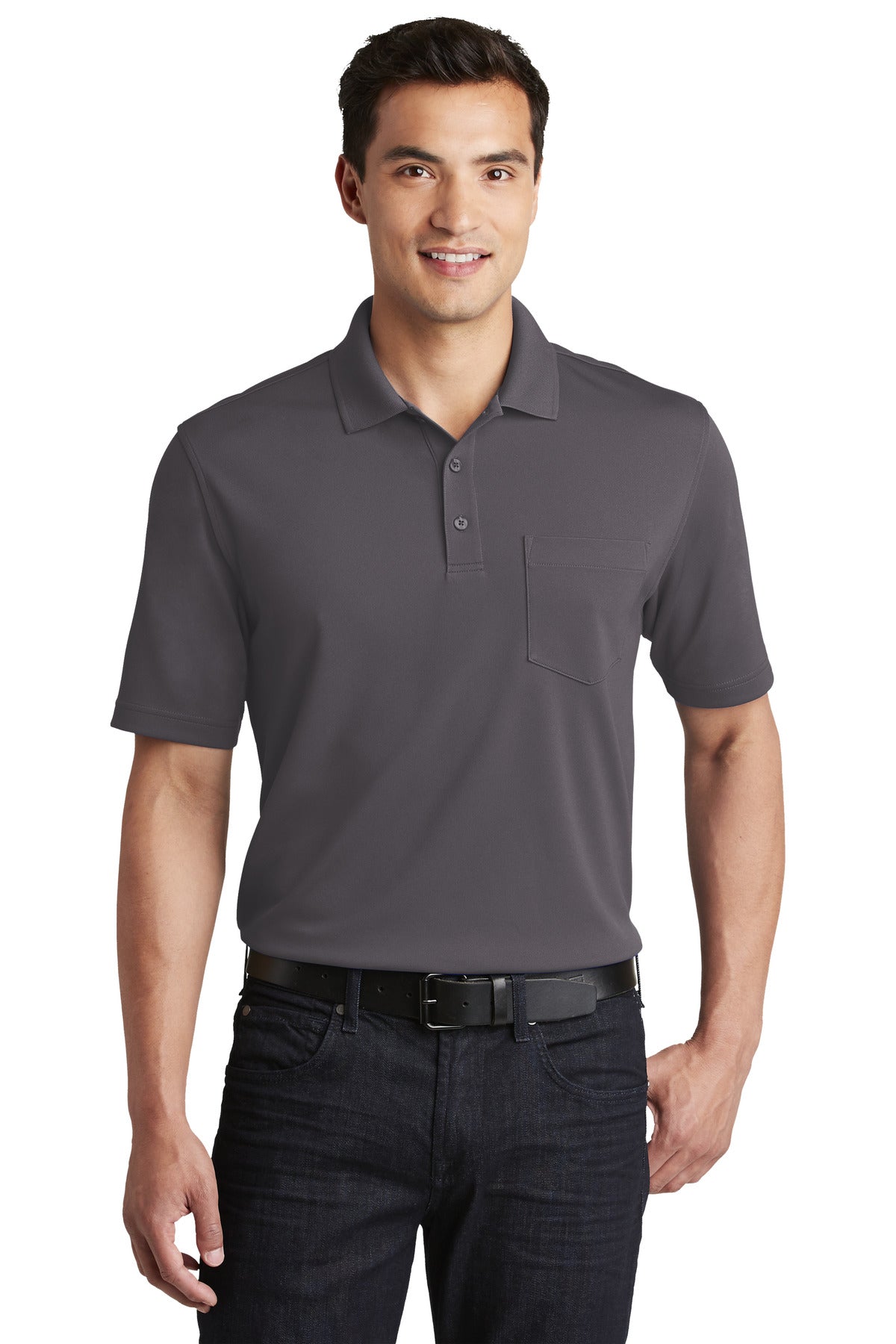 Swaasi Core - Port Authority® POCKET Dry Zone® UV Micro-Mesh Polo with EMB Logo