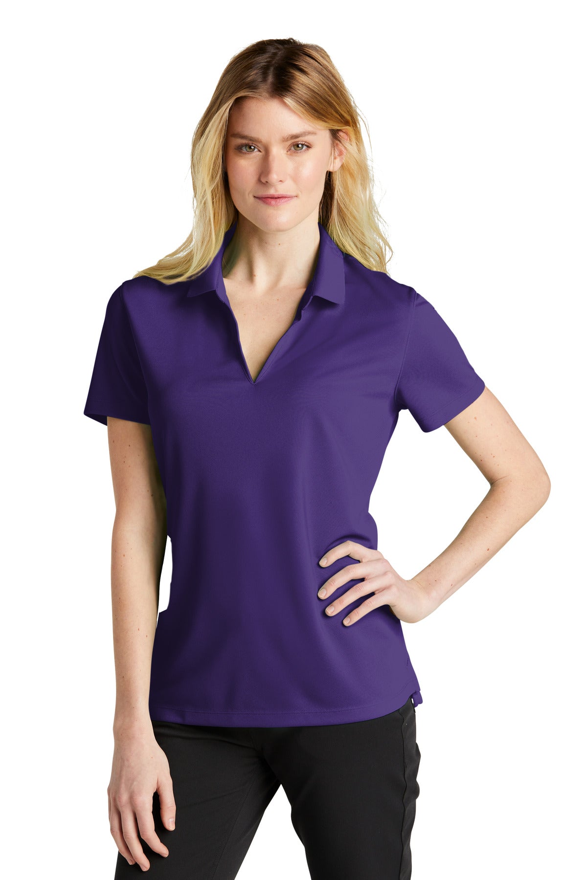 Swaasi Core - Nike® LADIES Dri-FIT Micro Pique 2.0 Polo with EMB Logo