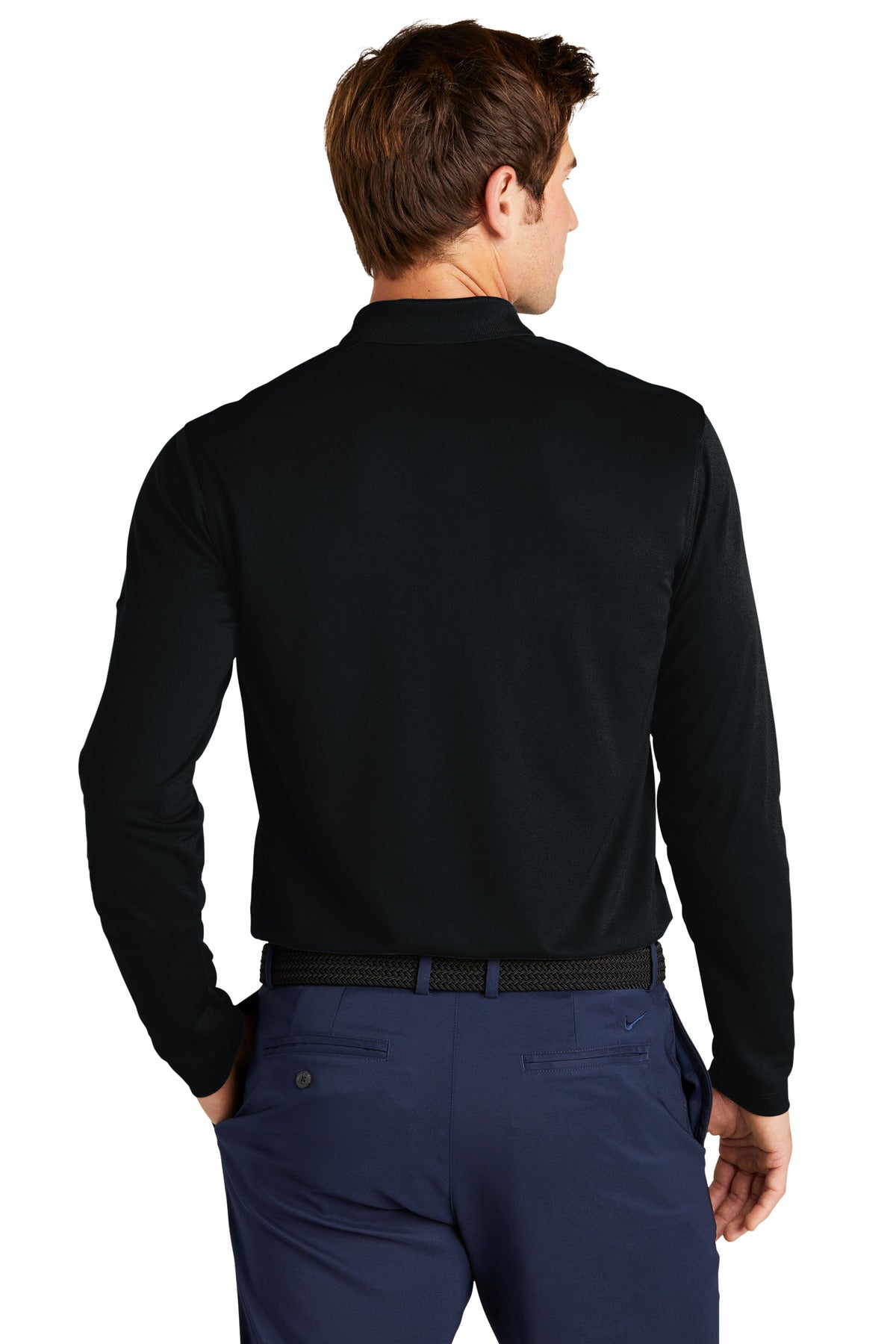 Swaasi Core - Nike® LONG-SLEEVE Dri-FIT Micro Pique 2.0 Polo with EMB Logo