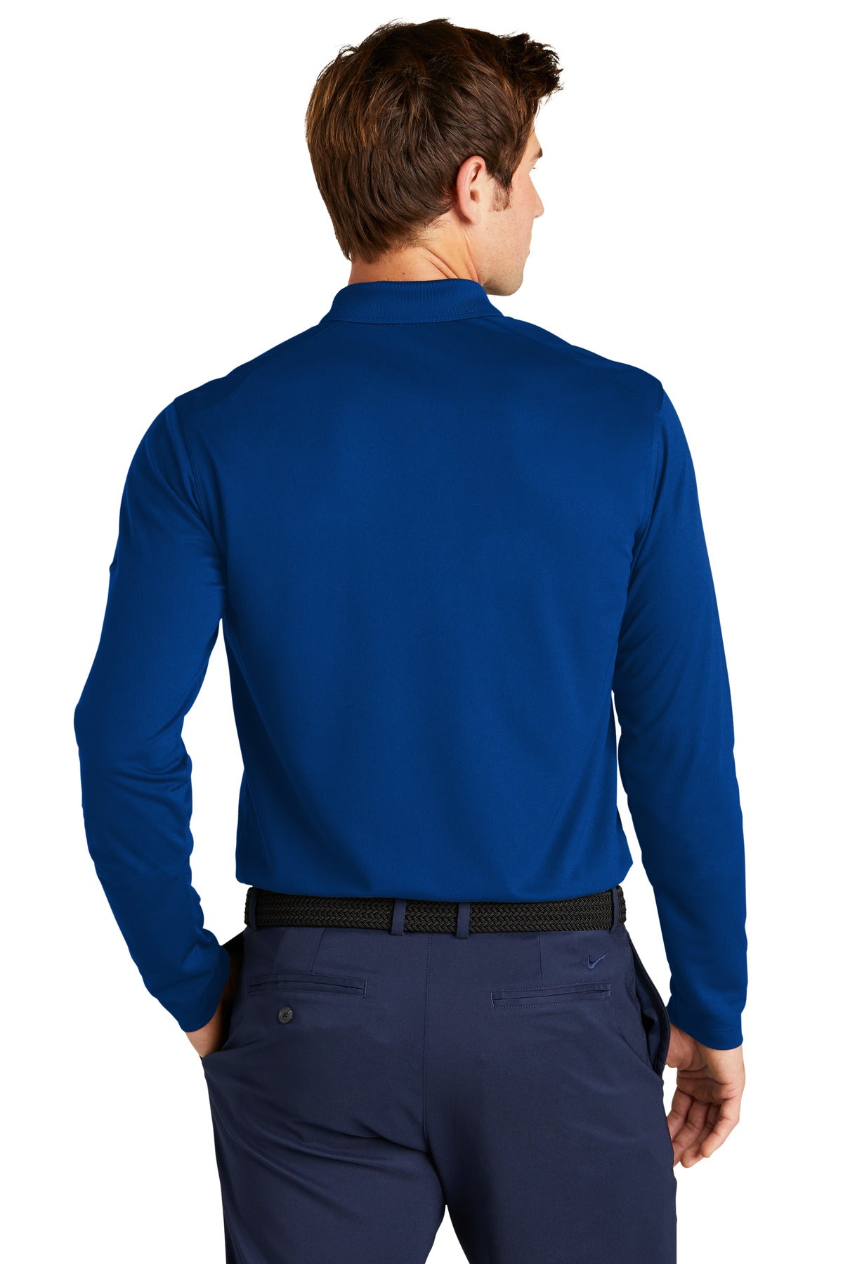 Swaasi Core - Nike® LONG-SLEEVE Dri-FIT Micro Pique 2.0 Polo with EMB Logo