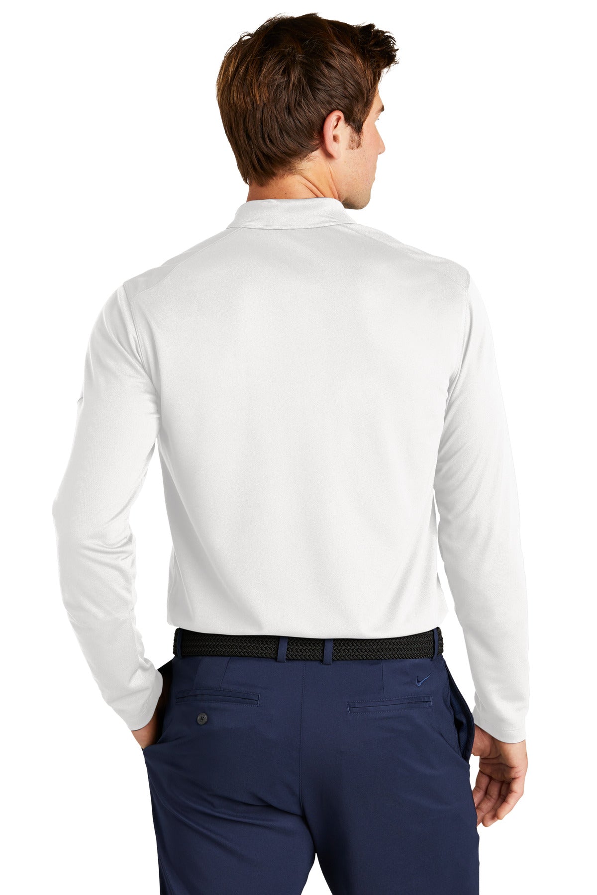 Swaasi Core - Nike® LONG-SLEEVE Dri-FIT Micro Pique 2.0 Polo with EMB Logo
