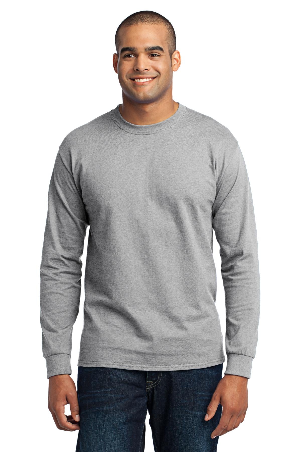 Swaasi Core - P&C® 5.5 oz 50/50 TALL LONG-SLEEVE T-Shirt with Print Logo
