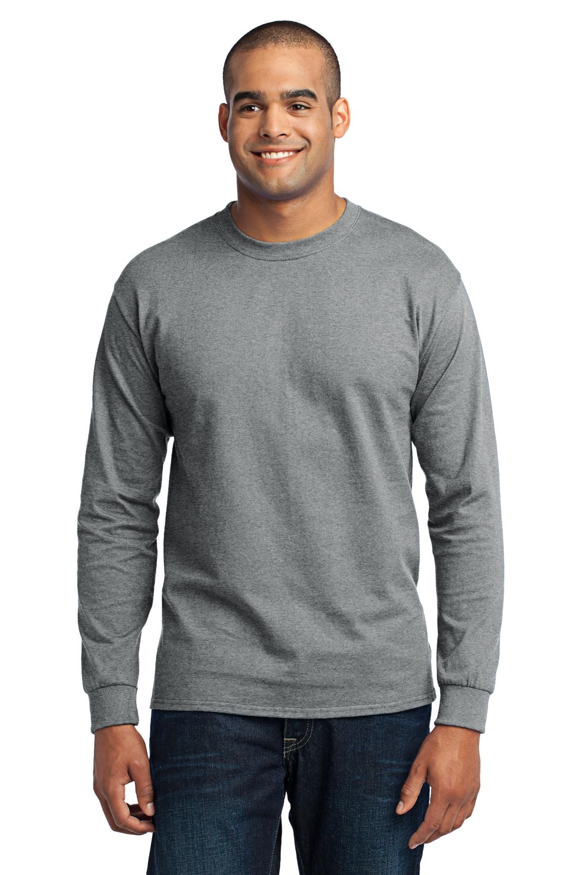 Swaasi Core - P&C® 5.5 oz 50/50 TALL LONG-SLEEVE T-Shirt with Print Logo