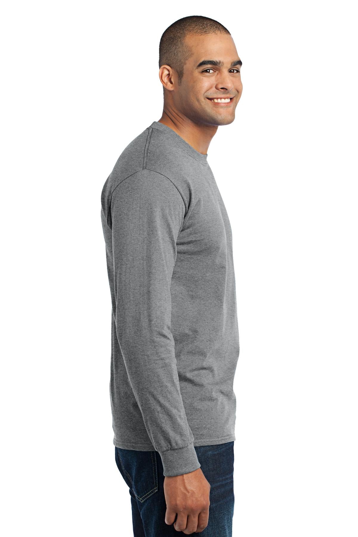 Swaasi Core - P&C® 5.5 oz 50/50 TALL LONG-SLEEVE T-Shirt with Print Logo