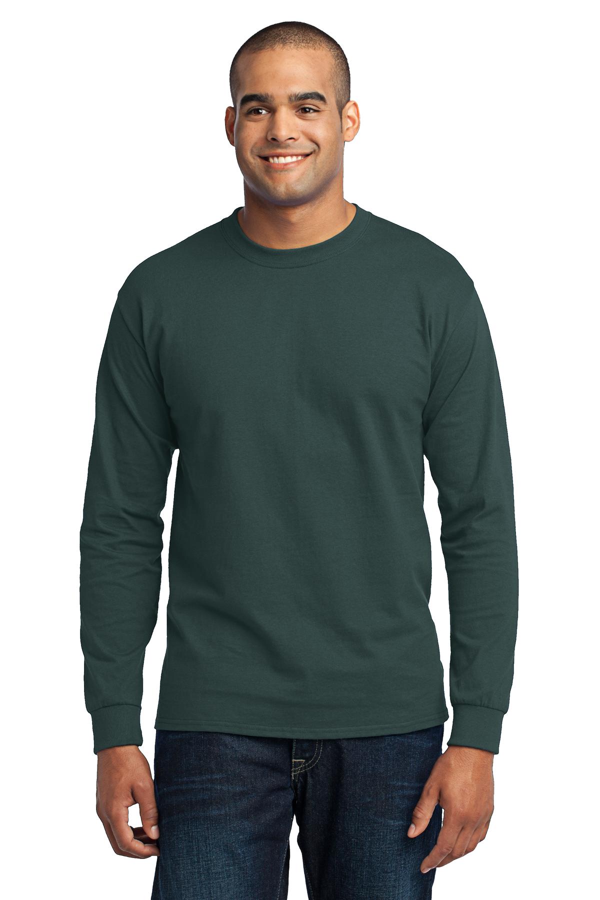 Swaasi Core - P&C® 5.5 oz 50/50 TALL LONG-SLEEVE T-Shirt with Print Logo