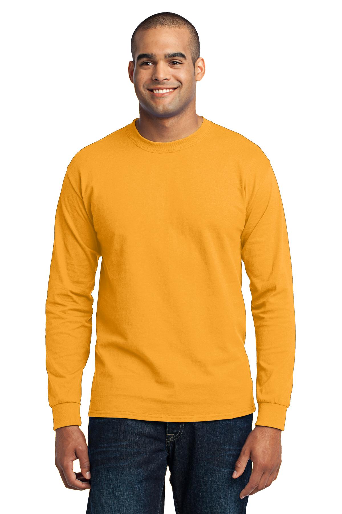 Swaasi Core - P&C® 5.5 oz 50/50 LONG-SLEEVE T-Shirt Extra Color with Print Logo