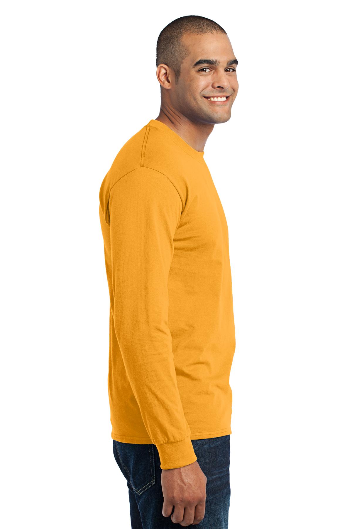 Swaasi Core - P&C® 5.5 oz 50/50 LONG-SLEEVE T-Shirt Extra Color with Print Logo