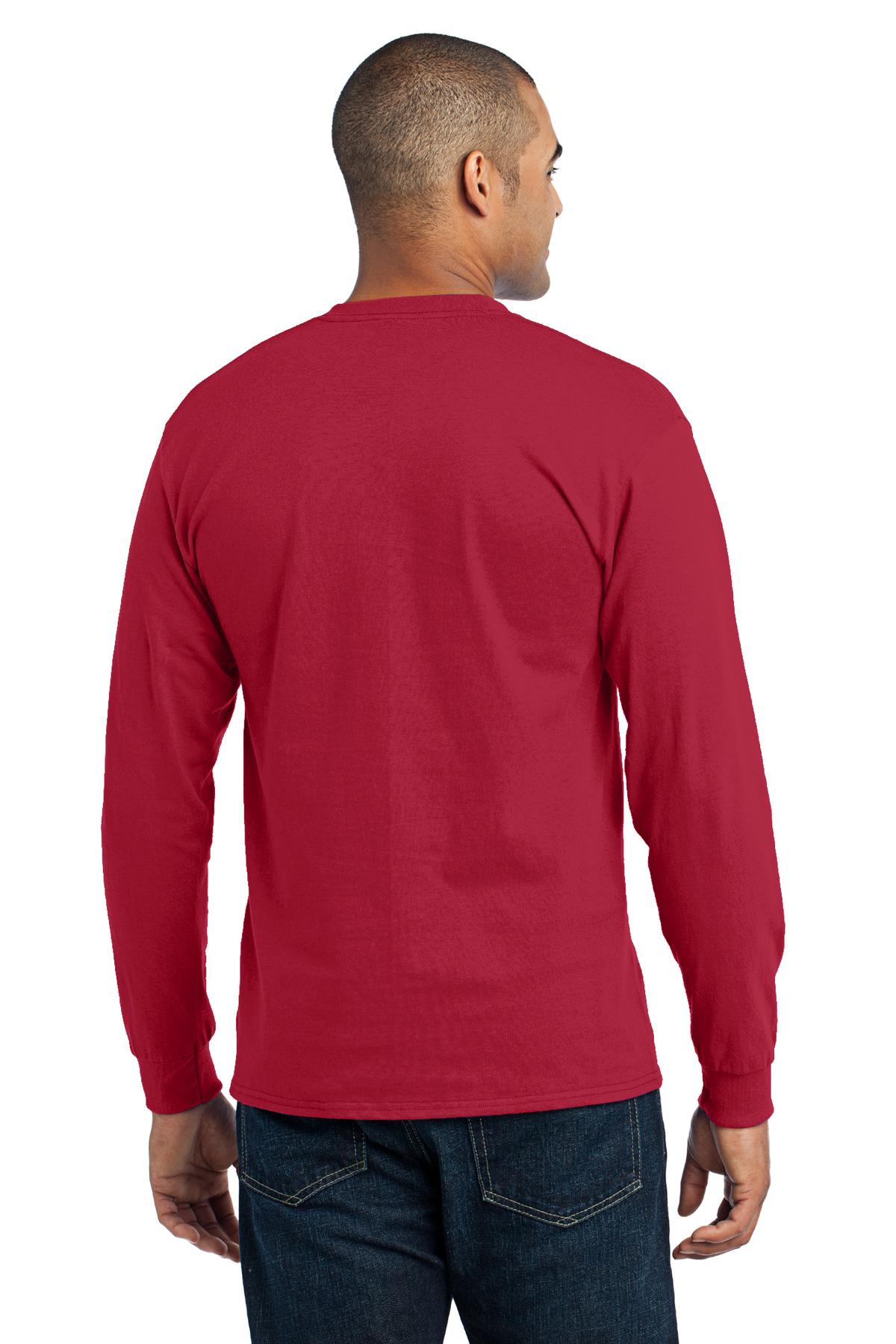 Swaasi Core - P&C® 5.5 oz 50/50 TALL LONG-SLEEVE T-Shirt with Print Logo