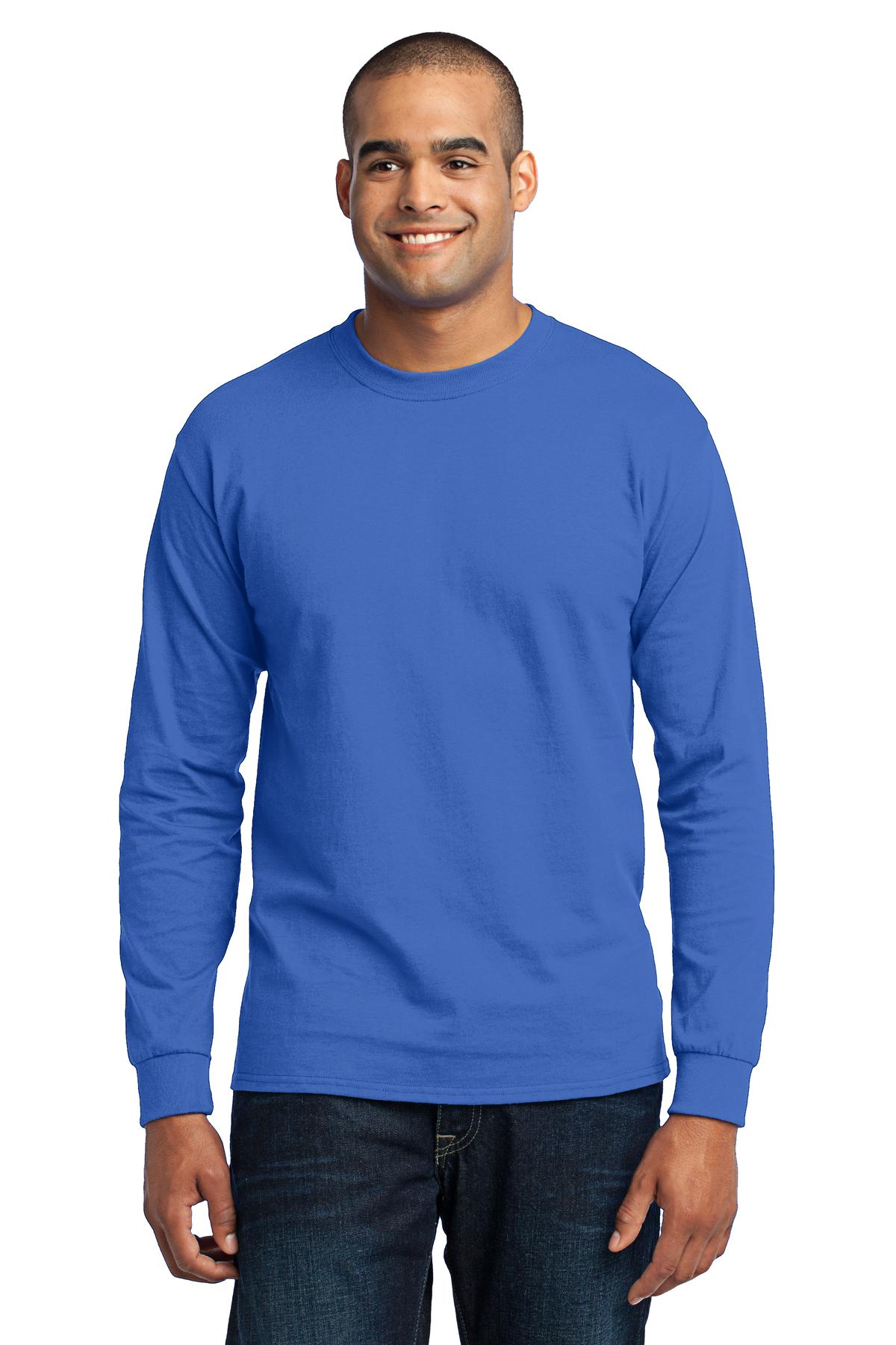 Swaasi Core - P&C® 5.5 oz 50/50 TALL LONG-SLEEVE T-Shirt with Print Logo
