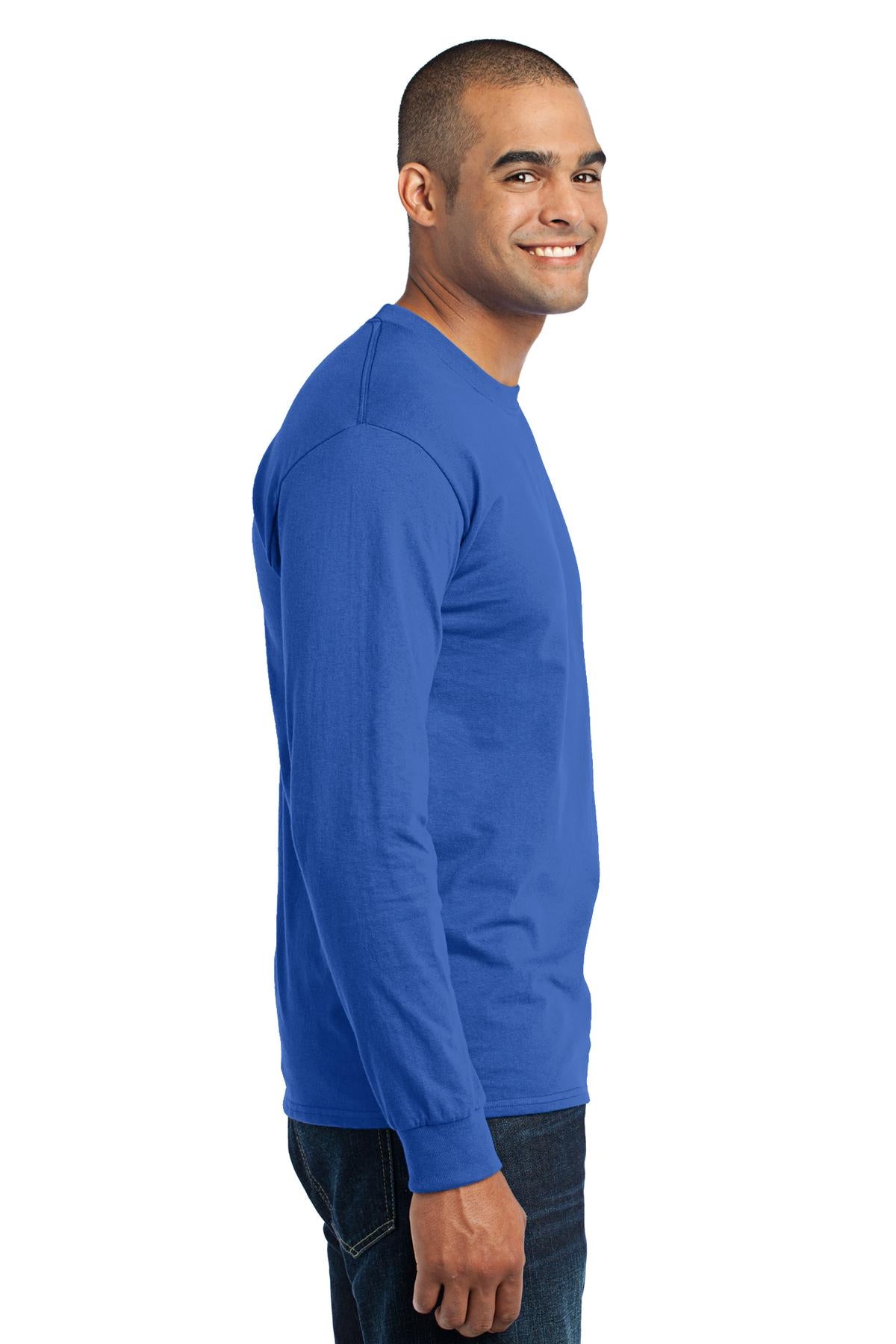 Swaasi Core - P&C® 5.5 oz 50/50 TALL LONG-SLEEVE T-Shirt with Print Logo