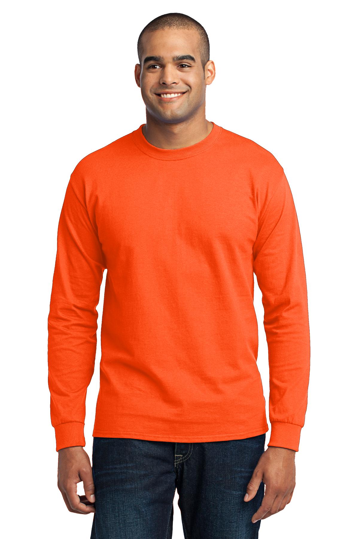 Swaasi Core - P&C® 5.5 oz 50/50 TALL LONG-SLEEVE T-Shirt with Print Logo