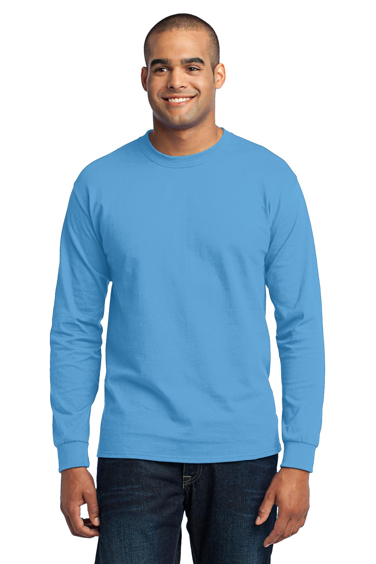 Swaasi Core - P&C® 5.5 oz 50/50 LONG-SLEEVE T-Shirt Extra Color with Print Logo