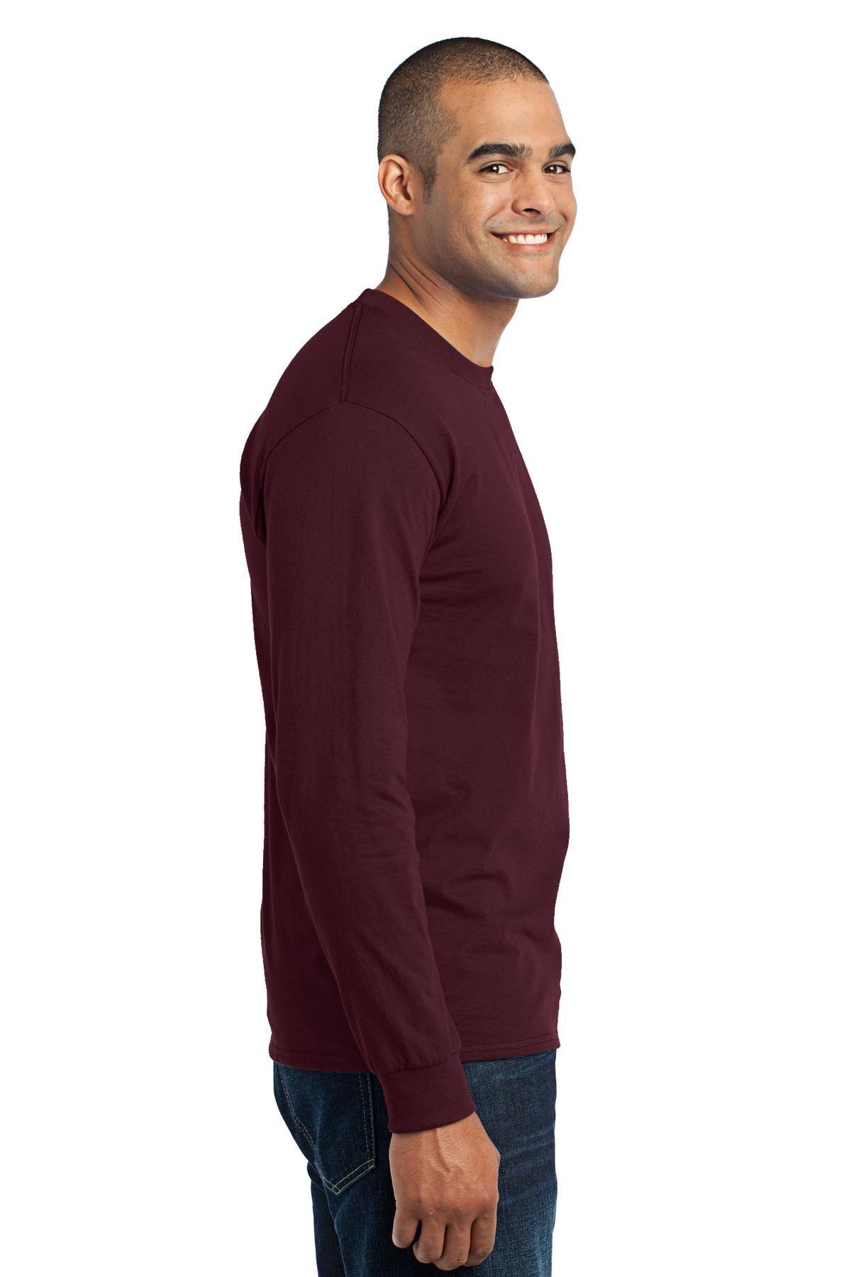 Swaasi Core - P&C® 5.5 oz 50/50 TALL LONG-SLEEVE T-Shirt with Print Logo