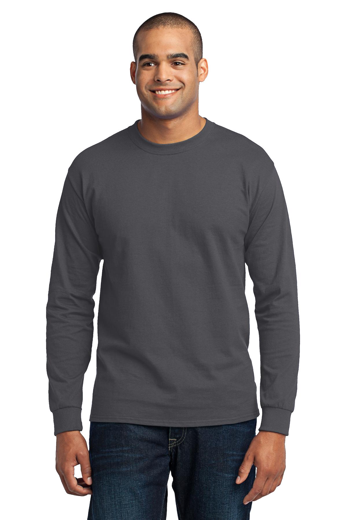 Swaasi Core - P&C® 5.5 oz 50/50 TALL LONG-SLEEVE T-Shirt with Print Logo