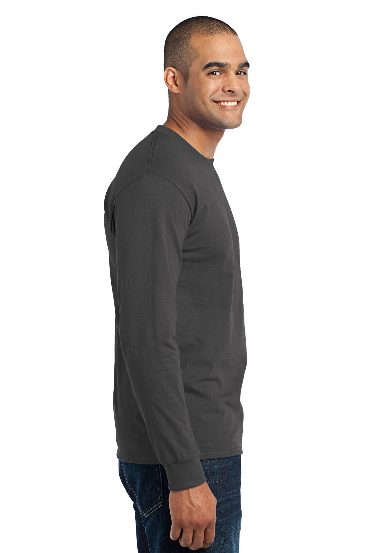 Swaasi Core - P&C® 5.5 oz 50/50 TALL LONG-SLEEVE T-Shirt with Print Logo