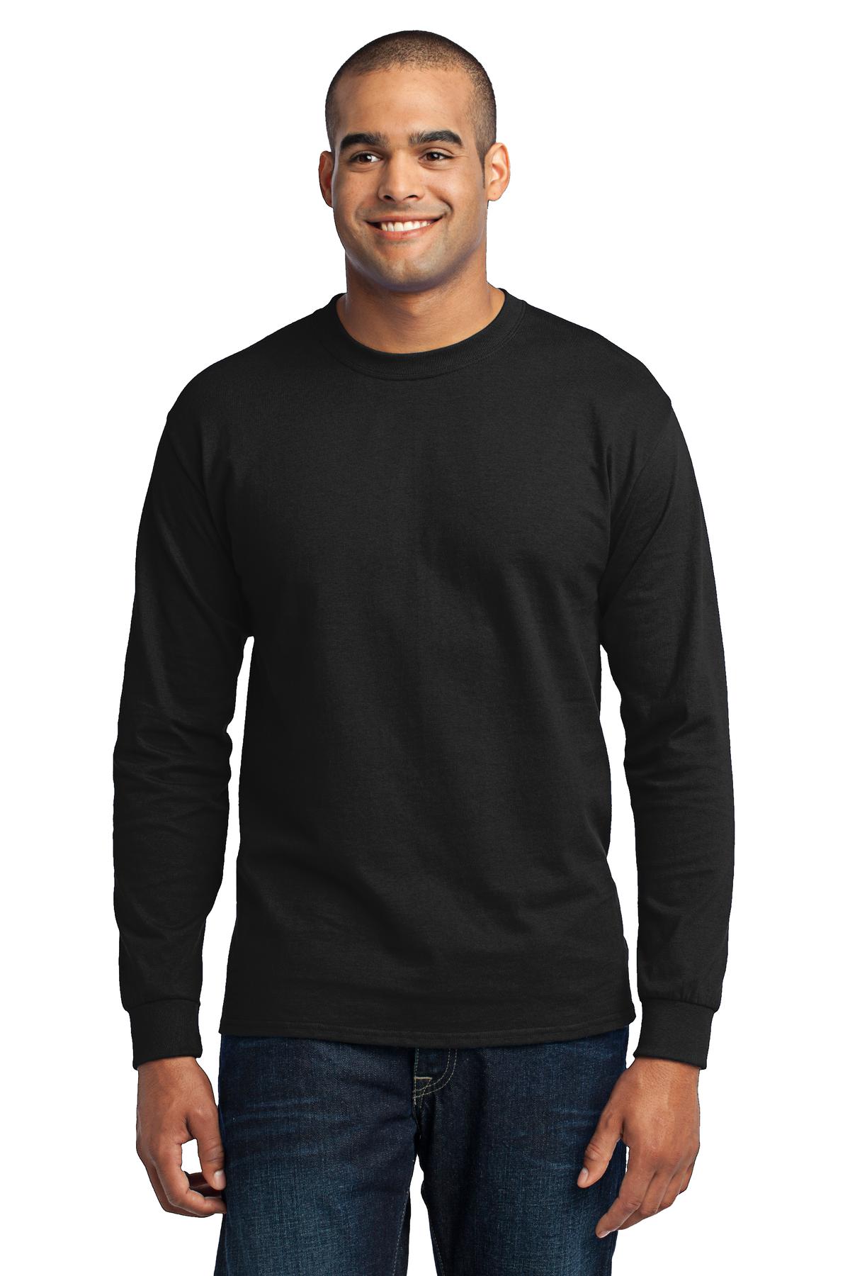 Swaasi Core - P&C® 5.5 oz 50/50 TALL LONG-SLEEVE T-Shirt with Print Logo