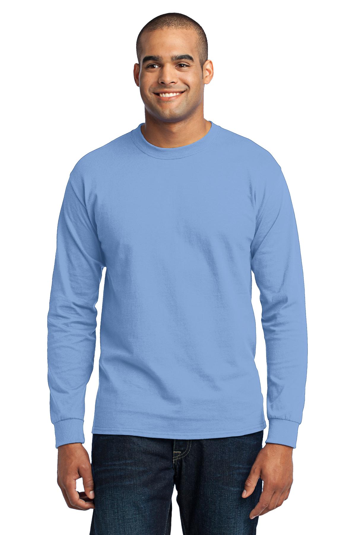 Swaasi Core - P&C® 5.5 oz 50/50 LONG-SLEEVE T-Shirt Extra Color with Print Logo