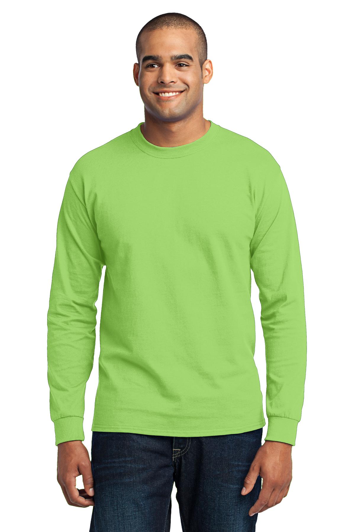 Swaasi Core - P&C® 5.5 oz 50/50 LONG-SLEEVE T-Shirt Extra Color with Print Logo