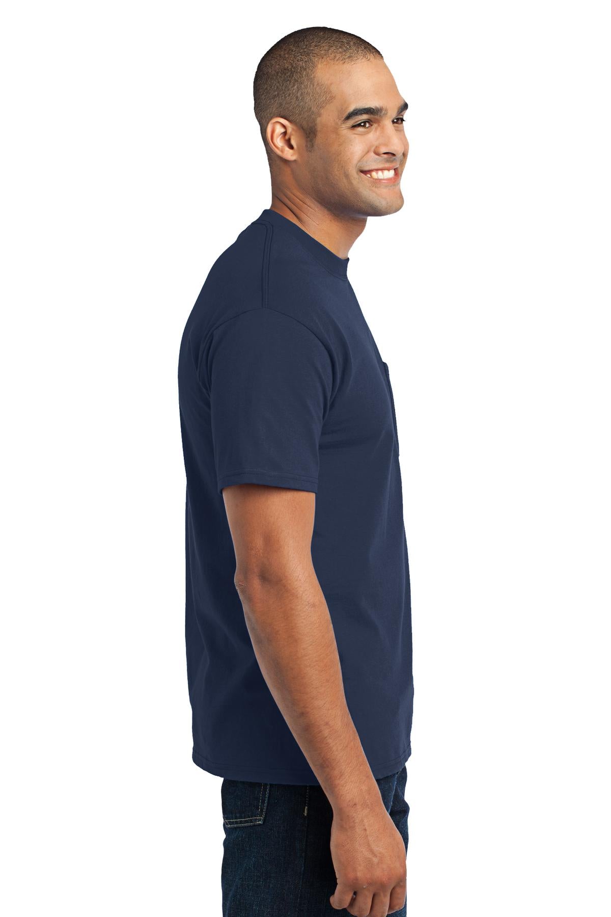 Swaasi Core - P&C® 5.5 oz 50/50 POCKET T-Shirt with Print Logo