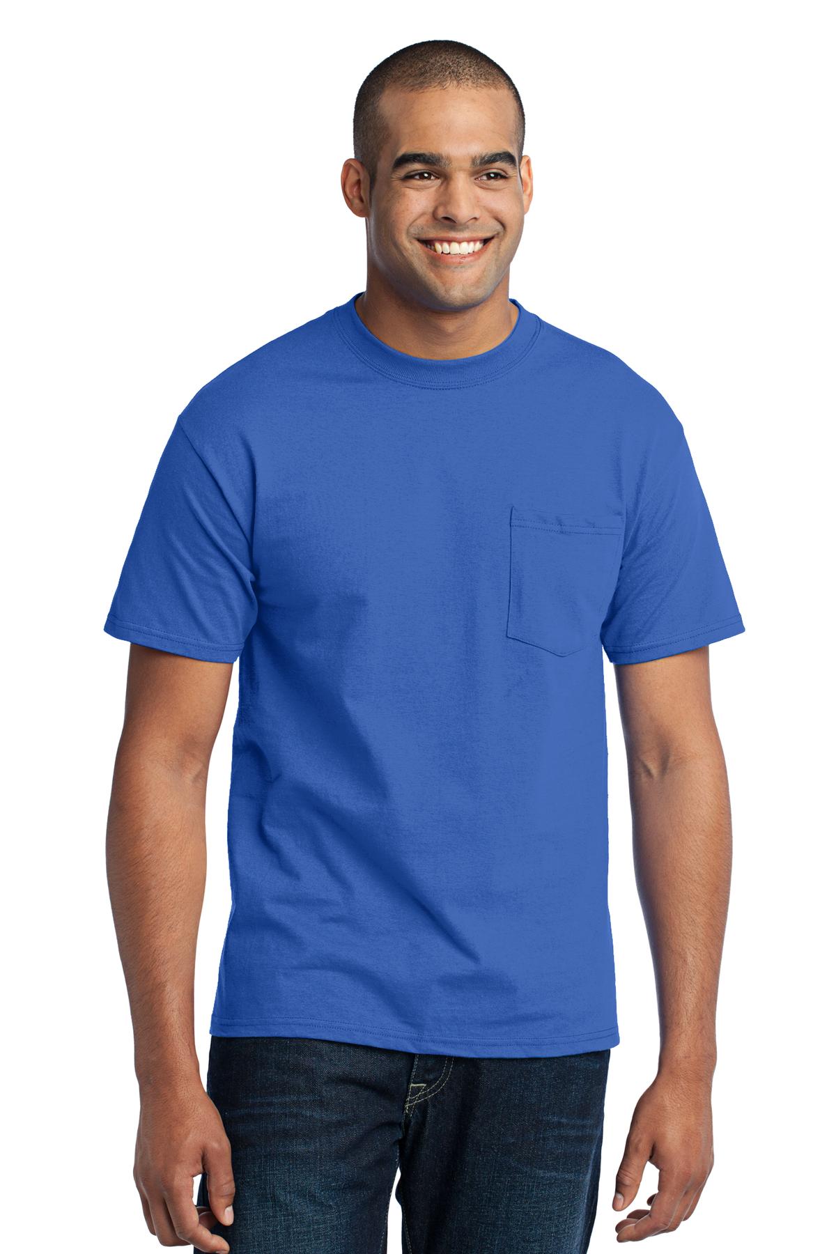 Swaasi Core - P&C® 5.5 oz 50/50 POCKET T-Shirt with Print Logo