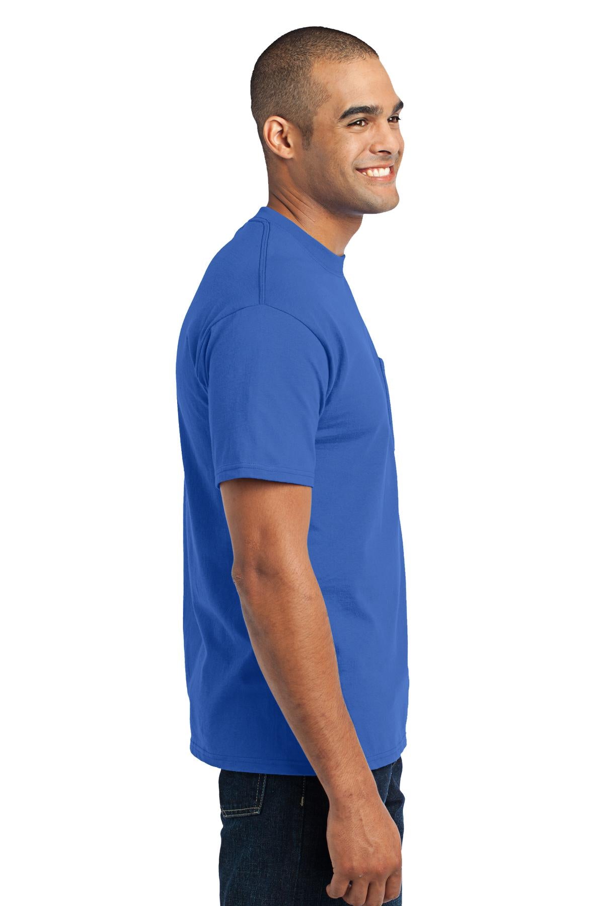 Swaasi Core - P&C® 5.5 oz 50/50 POCKET T-Shirt with Print Logo