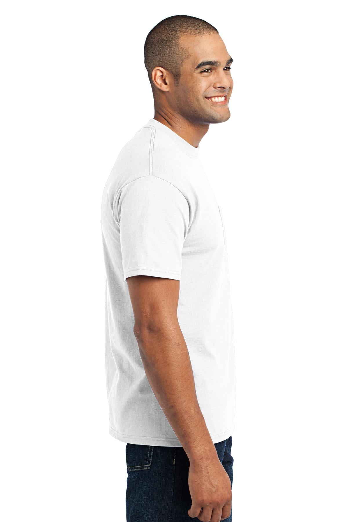 Swaasi Core - P&C® 5.5 oz 50/50 POCKET T-Shirt with Print Logo