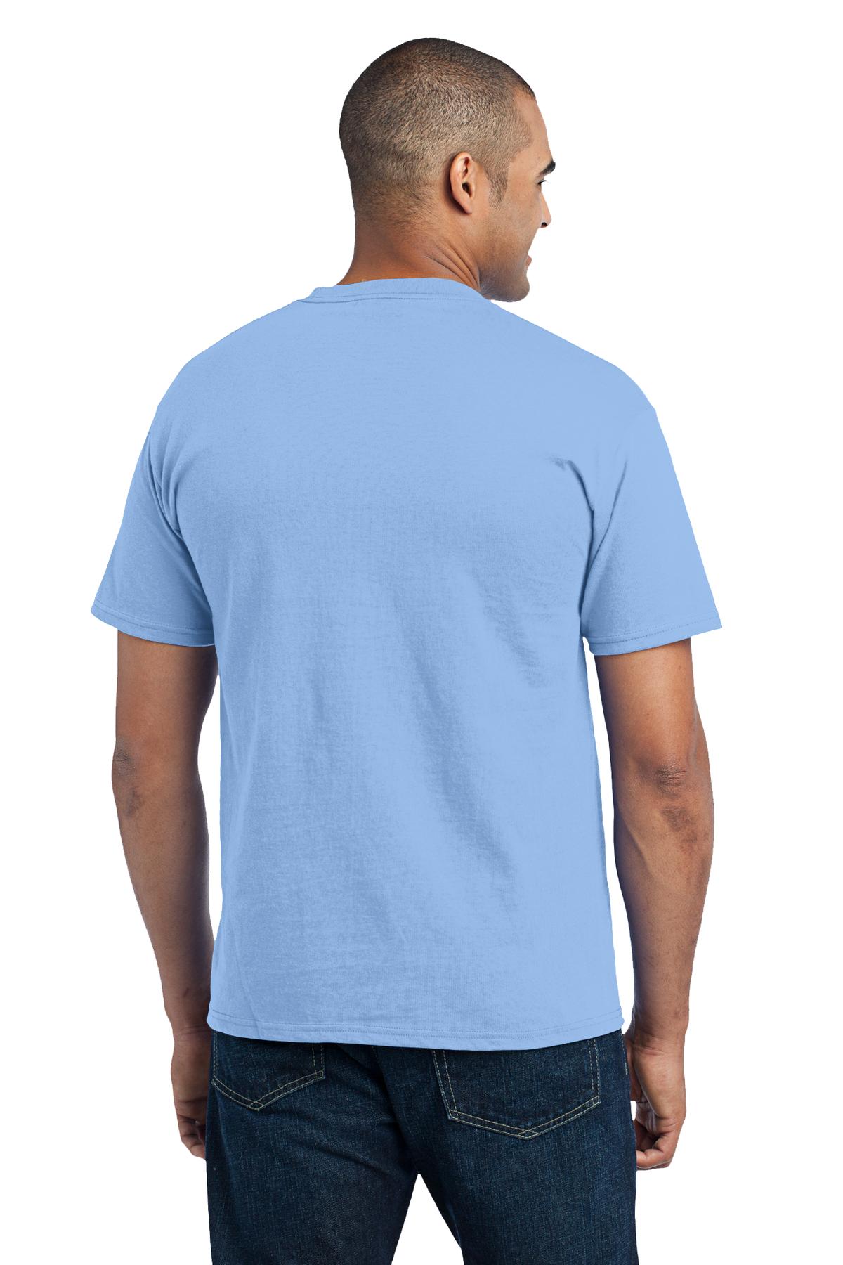 Swaasi Core - P&C® 5.5 oz 50/50 POCKET T-Shirt Extra Color with Print Logo