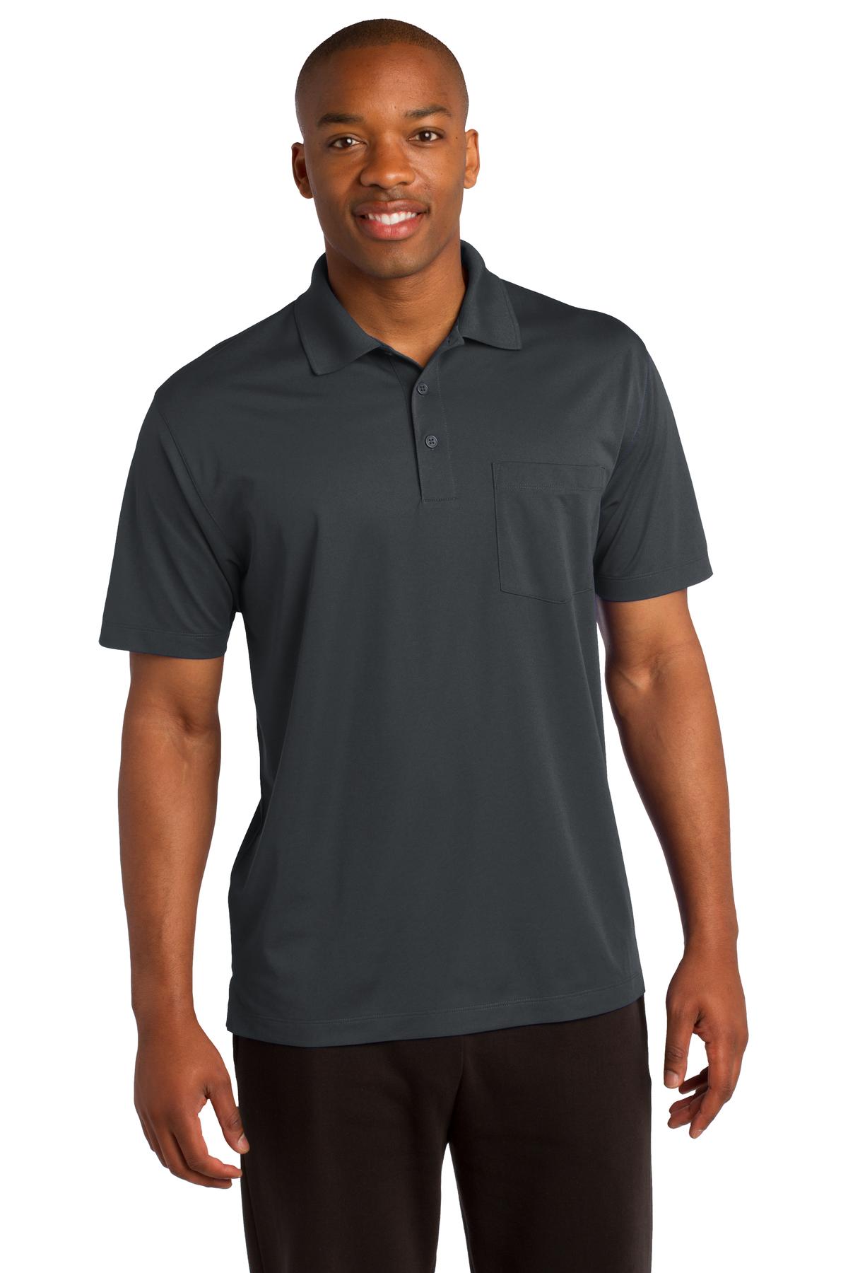 Swaasi Core - Sport-Tek® POCKET Micropique Sport-Wick® Polo with EMB Logo
