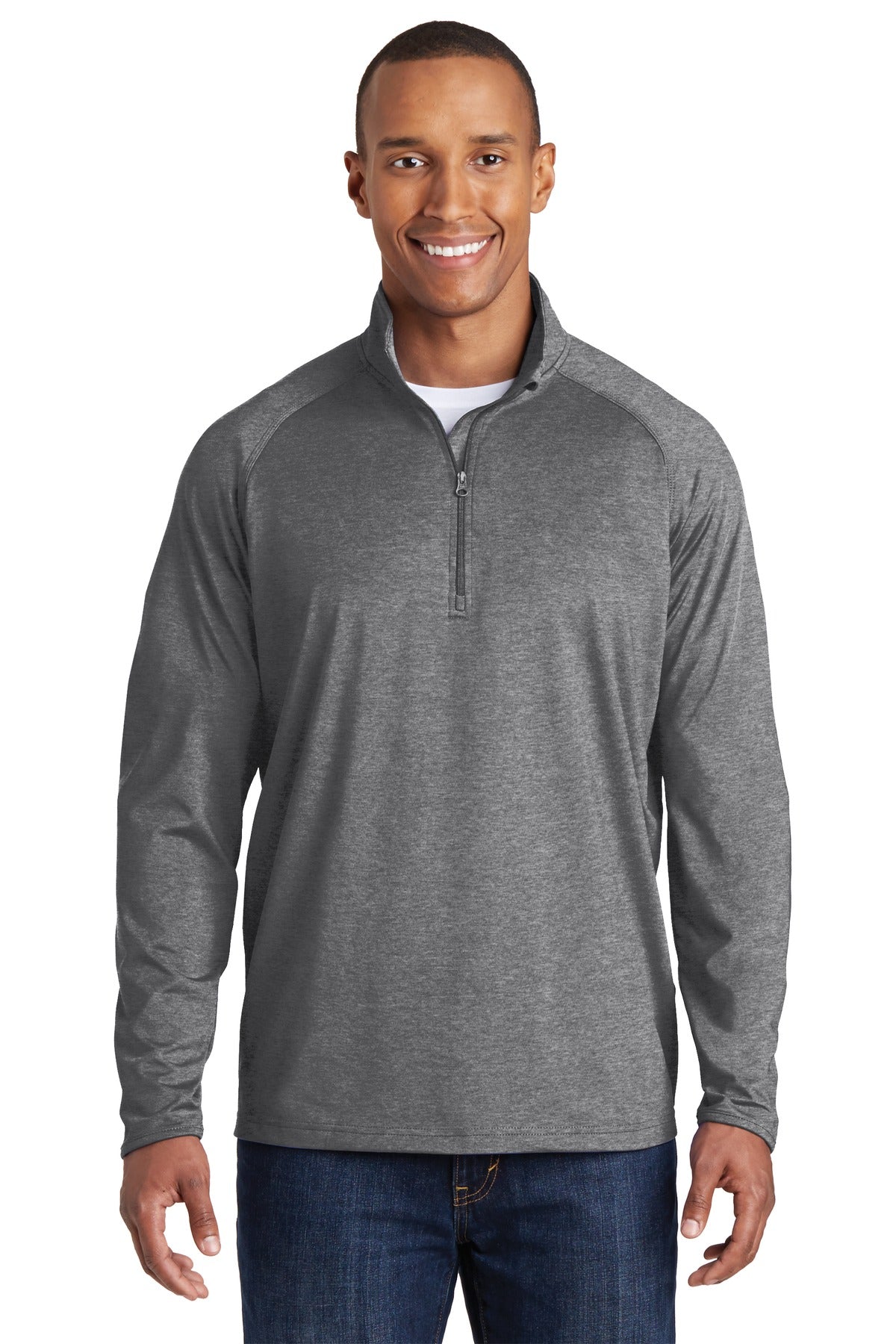 Swaasi Core - Sport-Tek® Sport-Wick® Stretch 1/2-Zip Pullover with EMB Logo
