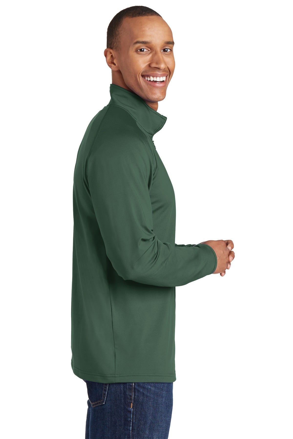 Swaasi Core - Sport-Tek® Sport-Wick® Stretch 1/2-Zip Pullover with EMB Logo