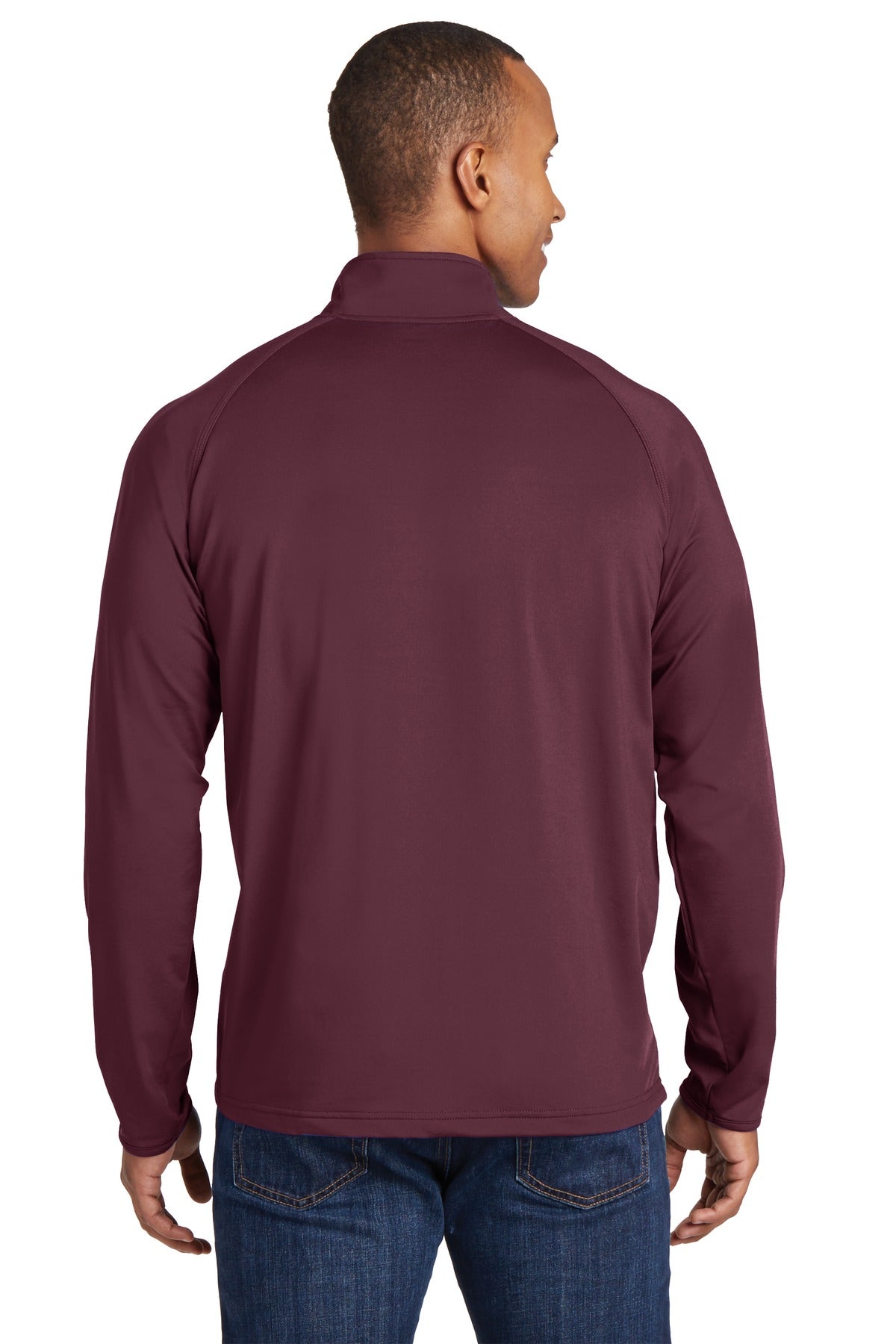 Swaasi Core - Sport-Tek® Sport-Wick® Stretch 1/2-Zip Pullover with EMB Logo