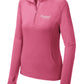 Swaasi Core - Sport-Tek® LADIES Sport-Wick® Stretch 1/2-Zip Pullover Extra Color with EMB Logo