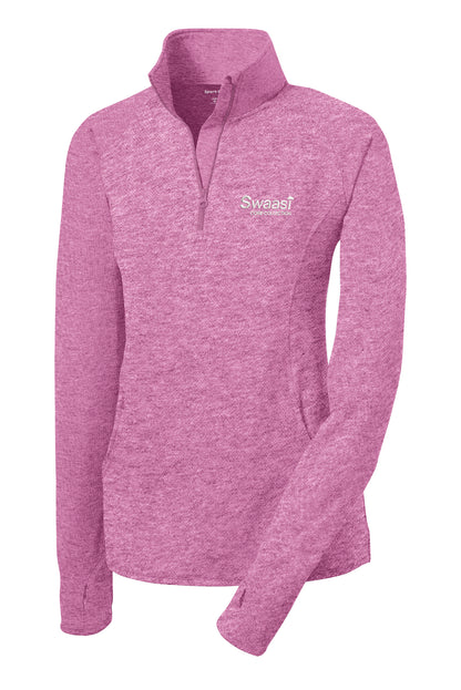 Swaasi Core - Sport-Tek® LADIES Sport-Wick® Stretch 1/2-Zip Pullover Extra Color with EMB Logo