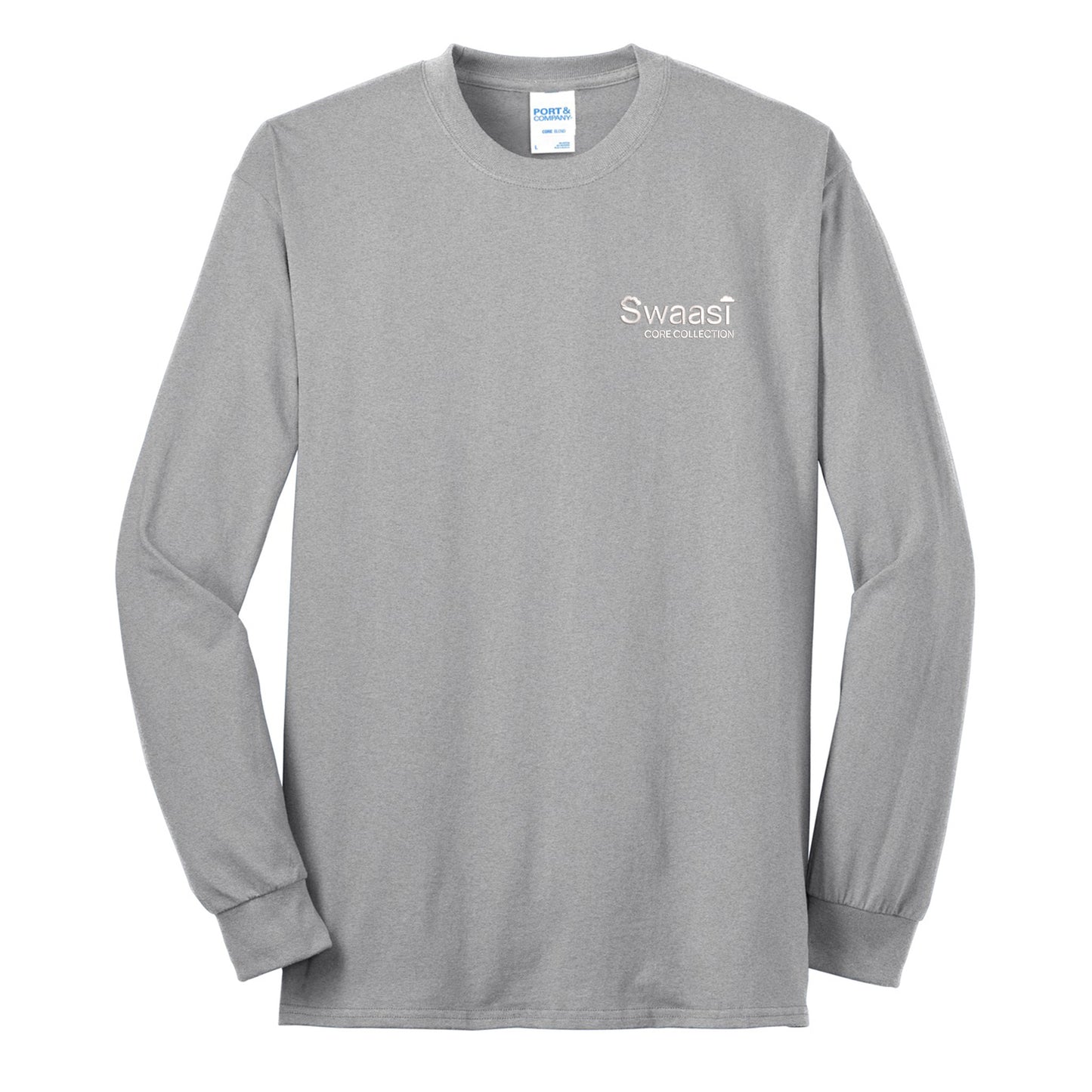 Swaasi Core - P&C® 5.5 oz 50/50 TALL LONG-SLEEVE T-Shirt with Print Logo