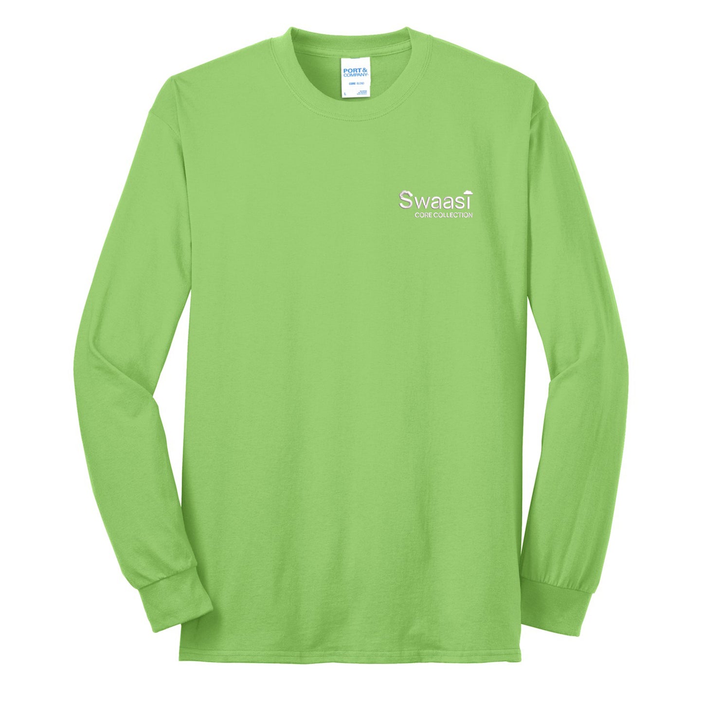 Swaasi Core - P&C® 5.5 oz 50/50 LONG-SLEEVE T-Shirt Extra Color with Print Logo