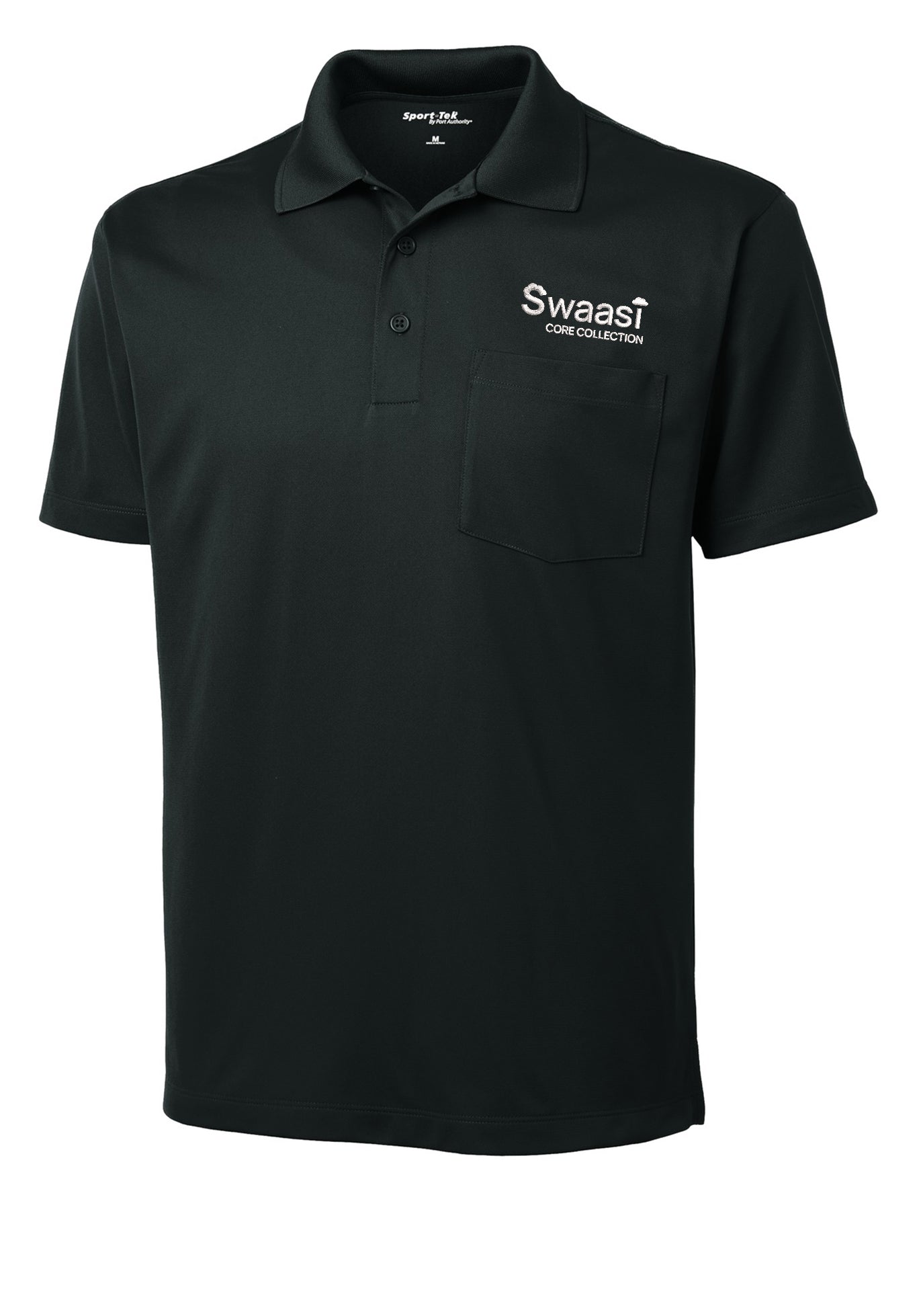 Swaasi Core - Sport-Tek® POCKET Micropique Sport-Wick® Polo with EMB Logo