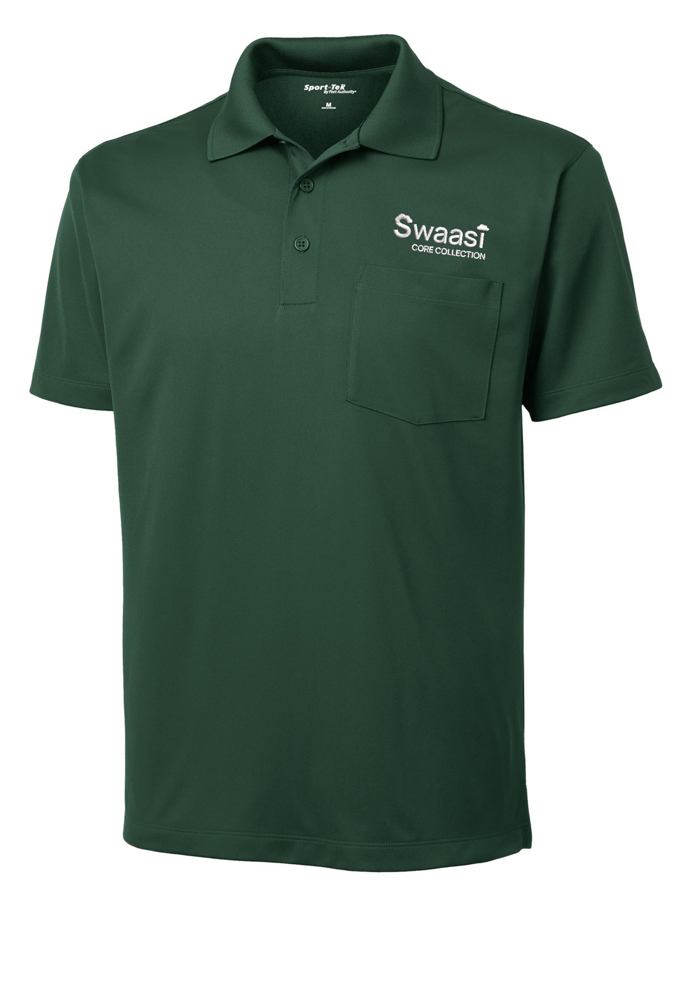 Swaasi Core - Sport-Tek® POCKET Micropique Sport-Wick® Polo with EMB Logo